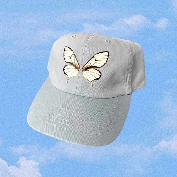 Butterfly Baby Blue Cap