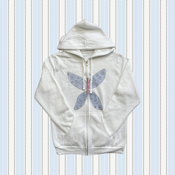 Butterfly Zip-Up Hoodie